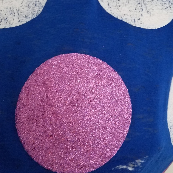 Justice Girls Polka Glitter Dot Tank and Top 20 - Picture 3 of 7